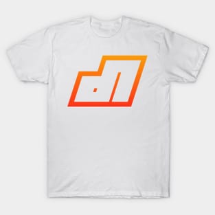 Leo Orange Gradient Outline T-Shirt